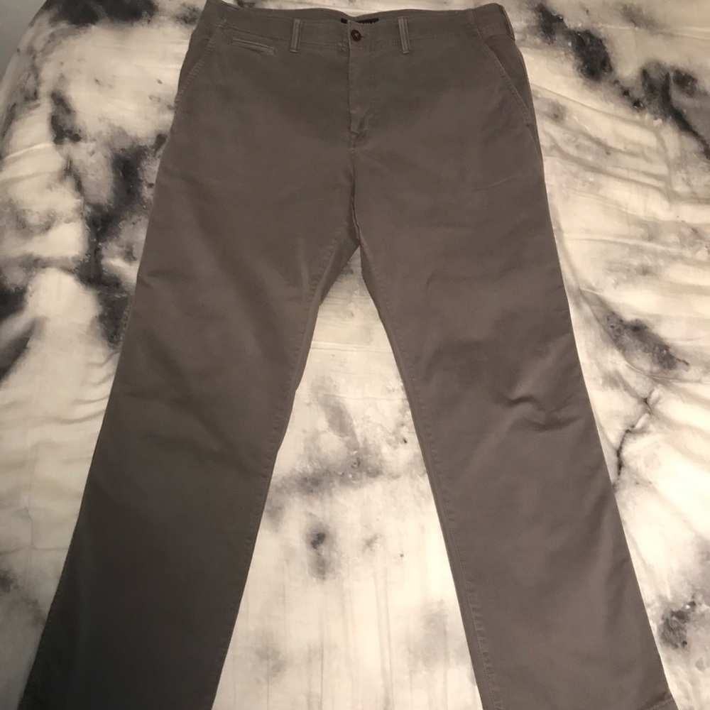 Gray chinos